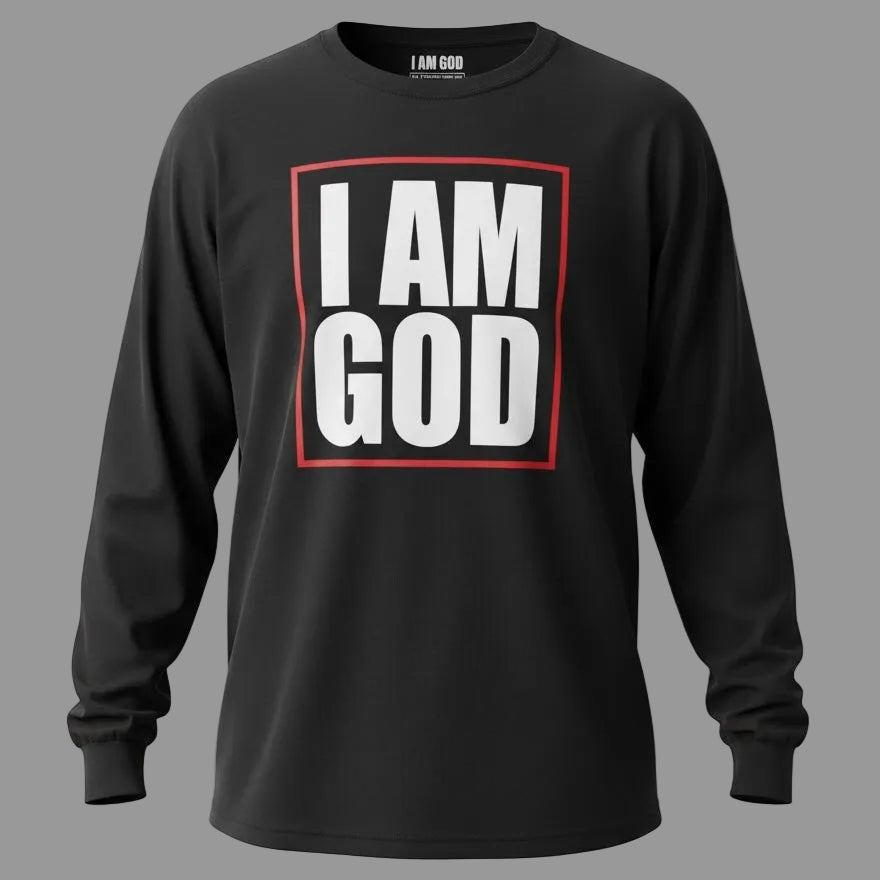 The I AM G.O.D. Long Sleeve Tee is built for presence