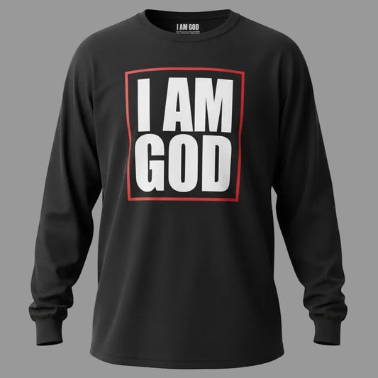 The I AM G.O.D. Long Sleeve Tee is built for presence